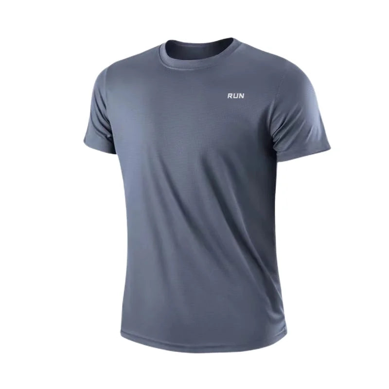 Men's Quick Dry Short Sleeve Round Neck T-Shirt