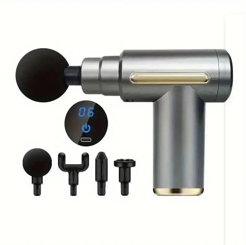 Mini Muscle Massage Gun, Portable Body Massager, Deep Handheld Percussion Massager For Full Body