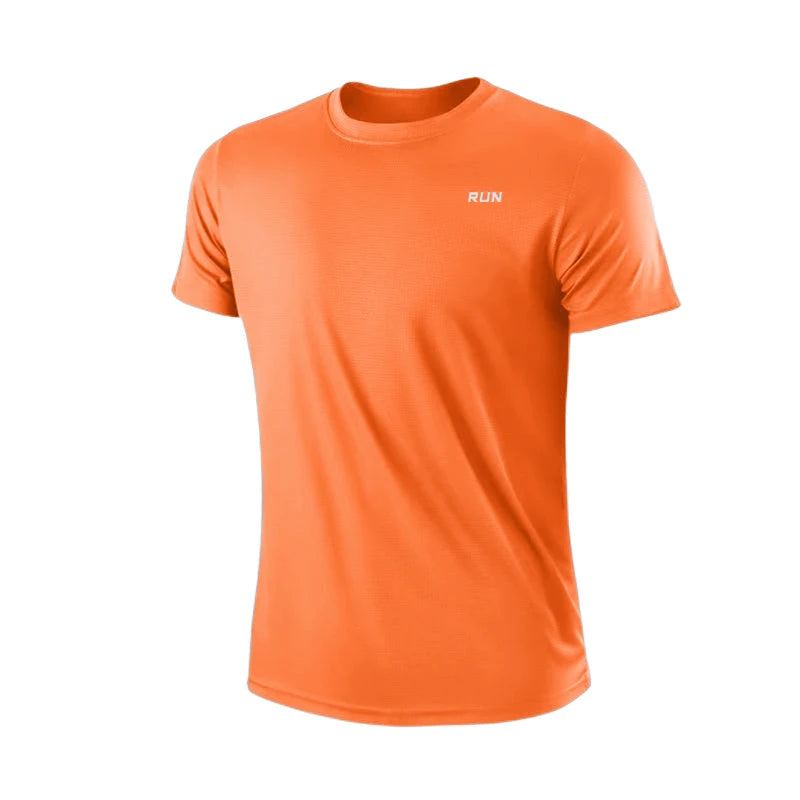 Men's Quick Dry Short Sleeve Round Neck T-Shirt