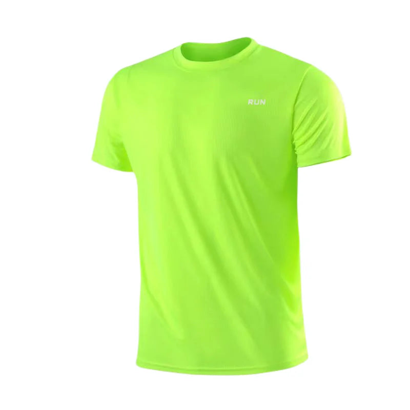 Men's Quick Dry Short Sleeve Round Neck T-Shirt