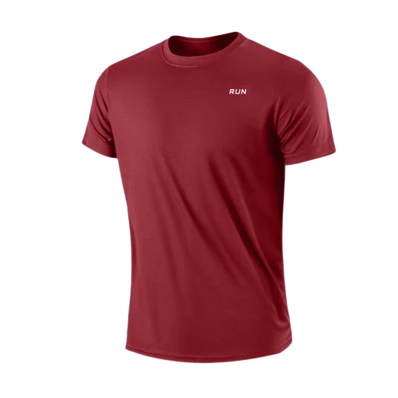 Men's Quick Dry Short Sleeve Round Neck T-Shirt