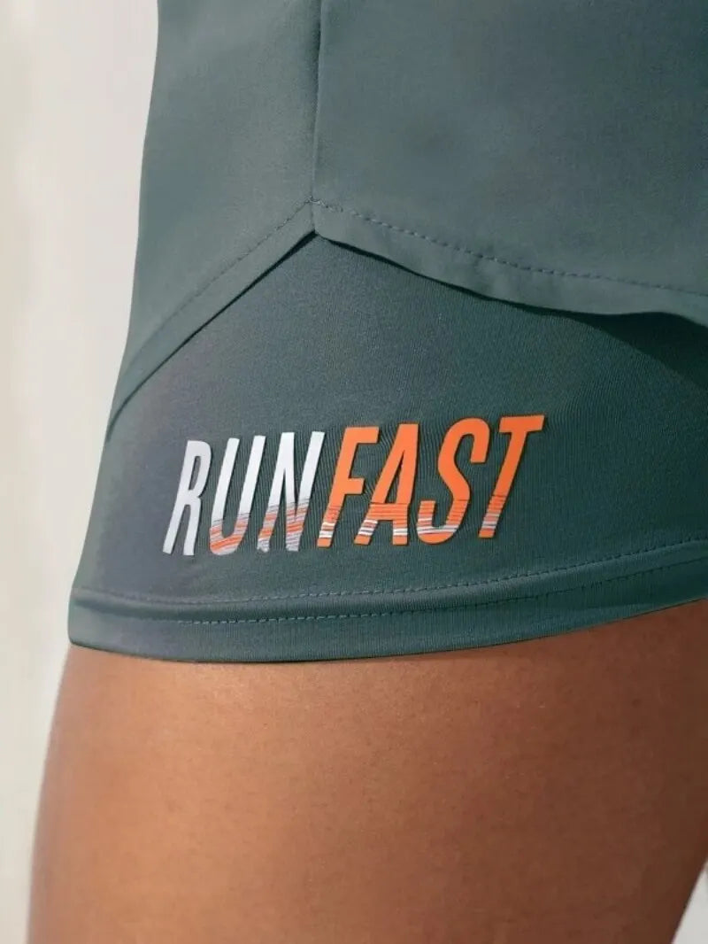 Women's high rise running shorts