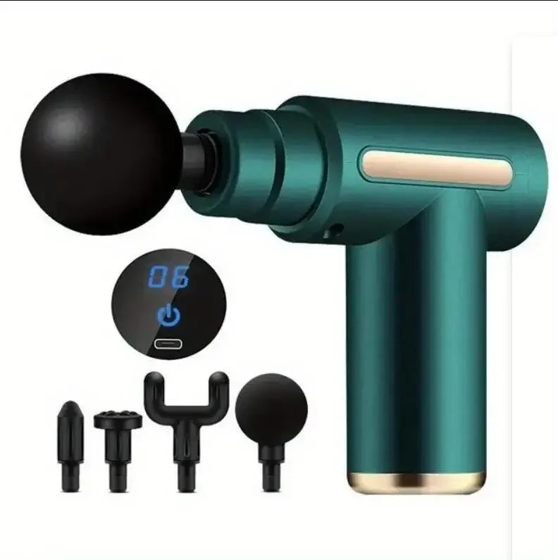 Mini Muscle Massage Gun, Portable Body Massager, Deep Handheld Percussion Massager For Full Body